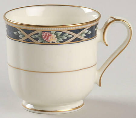 Azure Garden Footed Demitasse Cup