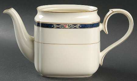 Azure Garden Teapot No Lid