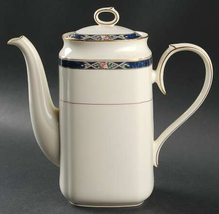 Azure Garden Coffee Pot & Lid