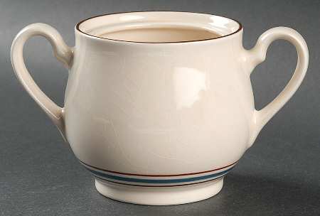 Azure Sugar Bowl No Lid
