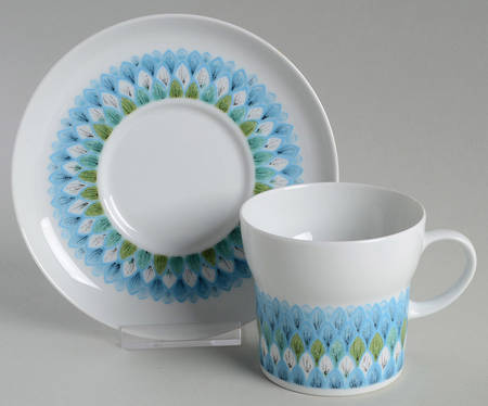 Bahama Flat Cup & Saucer Set