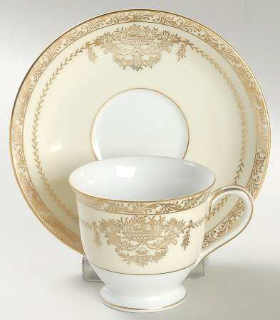 Bancroft Footed Demitasse Cup & Saucer Set