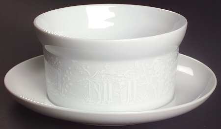 Barbados Gravy Boat with Attached Underplate