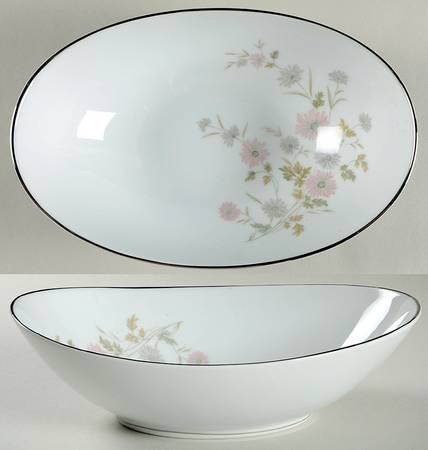 Barbara 10" Oval Vegetable Bowl