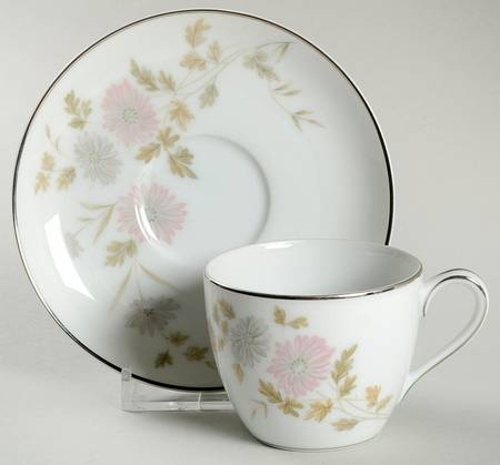 Barbara Flat Demitasse Cup & Saucer Set