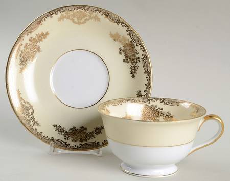 Barbizon Footed Cup & Saucer Set