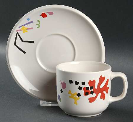 Barcelona Flat Cup & Saucer Set