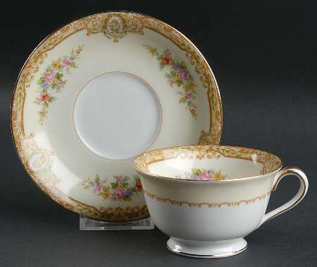 Barrick Footed Cup & Saucer Set