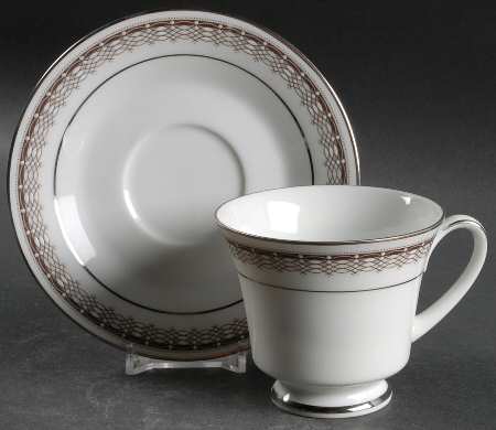 Barstow Footed Cup & Saucer Set