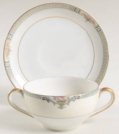 The Basel Flat Bouillon Cup & Saucer