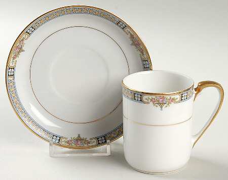 The Basel Flat Demitasse Cup & Saucer Set