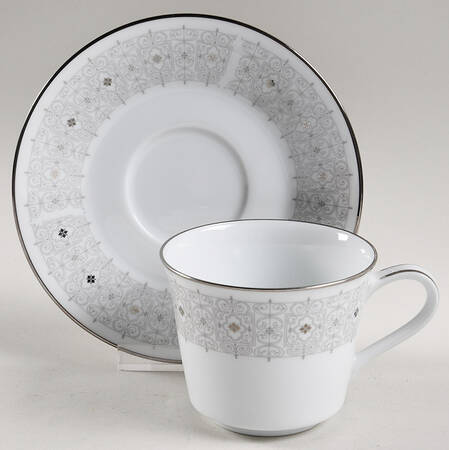 Basilica Footed Cup & Saucer Set