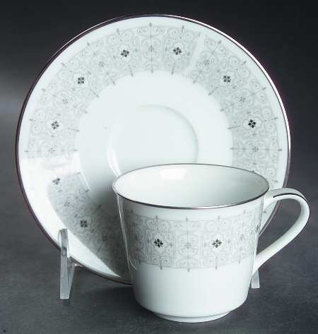 Basilica Footed Demitasse Cup & Saucer Set