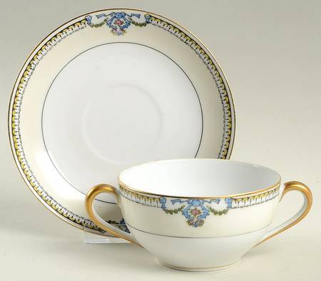 Beaumont Flat Bouillon Cup & Saucer