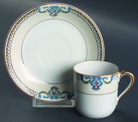 Beaumont Flat Demitasse Cup & Saucer Set