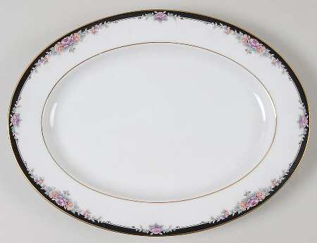 Belle Empress 11" Oval Serving Platter by Noritake