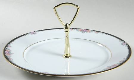 Belle Empress Round Serving Plate with Handle (DP) by Noritake