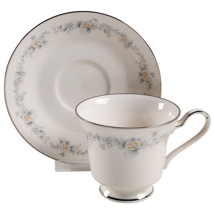Behold Footed Cup & Saucer Set