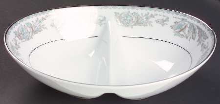 Belmont 10" Oval Divided Vegetable Bowl