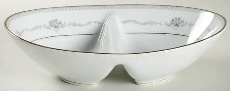 Belfort 10" Oval Divided Vegetable Bowl