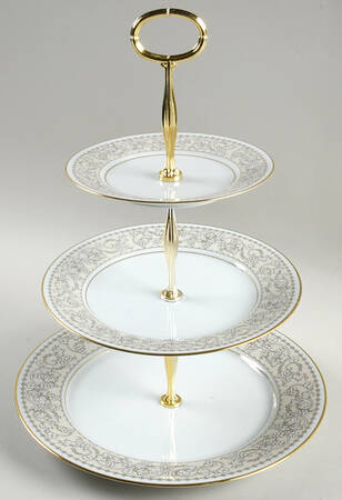 Bella 13 7/8"-14 1/4" 3-Tiered Serving Tray(DP,SP,BB) HC