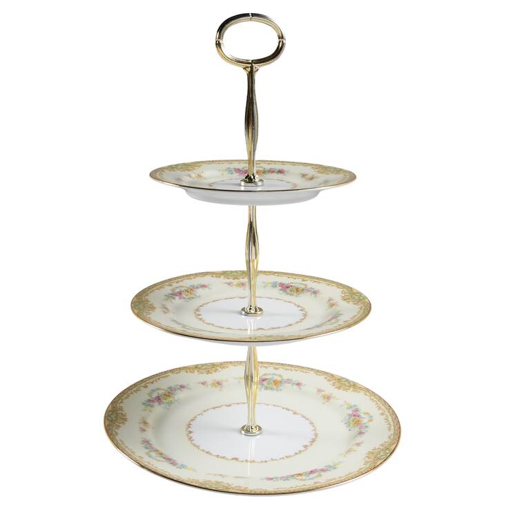 Bellodgia 13 7/8"-14 1/4" 3-Tiered Serving Tray(DP,SP,BB) HC