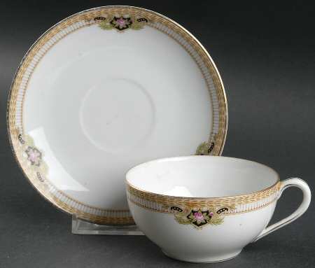 Belmont (Circa 1912) Flat Cup & Saucer Set