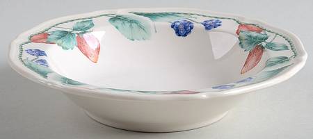 Berryvine Rim Fruit/Dessert (Sauce) Bowl