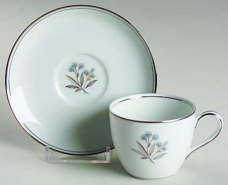 Bessie Flat Demitasse Cup & Saucer Set