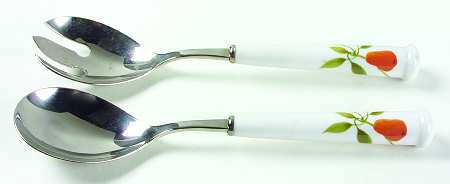 Berries 'n Such (2 Piece) Salad Set with Stainless Bowl