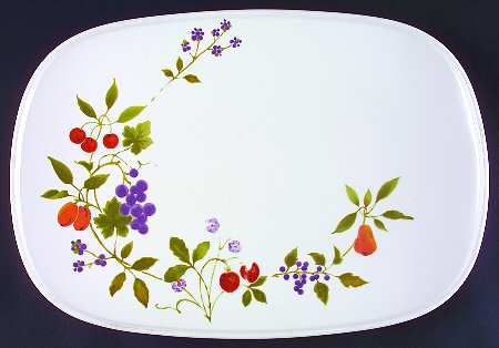 Berries 'n Such 15" Oval Serving Platter
