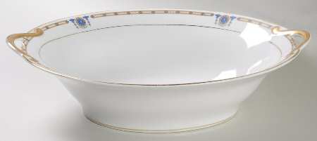 Beverly  10" Oval Vegetable Bowl