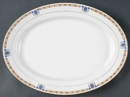 Beverly  11" Oval Serving Platter