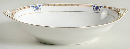 Beverly  9" Oval Vegetable Bowl