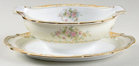 Bevan Gravy Boat with Attached Underplate