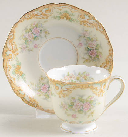 Bevan Footed Demitasse Cup & Saucer Set