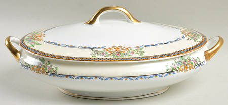 Biarritz Oval Covered Vegetable