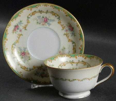Blanton Footed Cup & Saucer Set