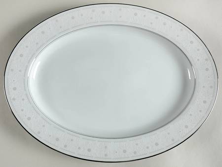 Blanche 16" Oval Serving Platter