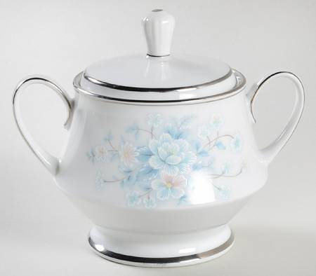 Blue Beauty Sugar Bowl & Lid