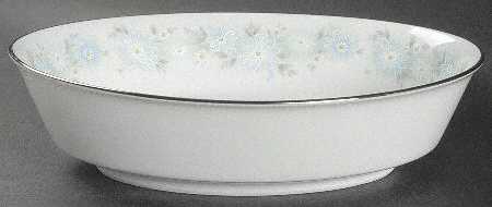 Blue Charm 9" Oval Vegetable Bowl