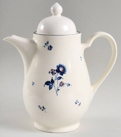 Blue Chintz Coffee Pot & Lid