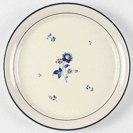 Blue Chintz 12" Chop Plate (Round Platter)