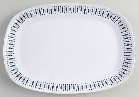 Blue Comet 13" Oval Serving Platter