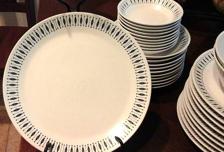Blue Comet Dinner Plate