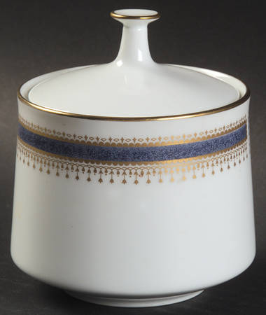 Blue Dawn (Coupe) Sugar Bowl & Lid