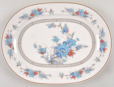 Bleufleur 13" Oval Serving Platter