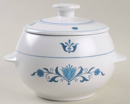 Blue Haven Fondue Pot & Lid