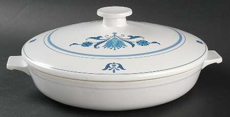 Blue Haven Large Skillet & Lid by Noritake
