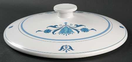 Blue Haven Lid for Large Skillet by Noritake